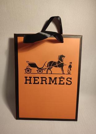 Фірмовий пакет під сумку взуття або гаманець помаранчевий 🍊 під стиль hermes гермес хермес1 фото