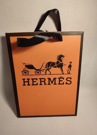 Фірмовий пакет під сумку взуття або гаманець помаранчевий 🍊 під стиль hermes гермес хермес2 фото