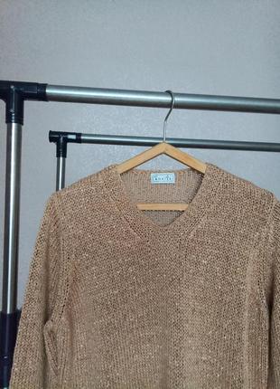 Золотистый свитер bonita3 фото