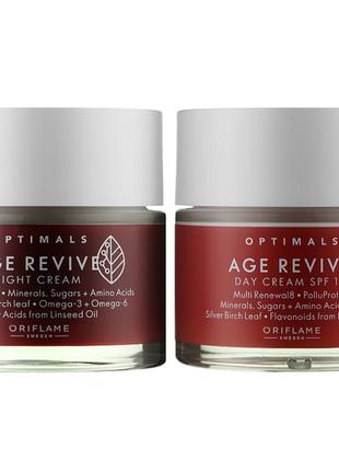 Набор день/ночь oriflame optimals age revive1 фото