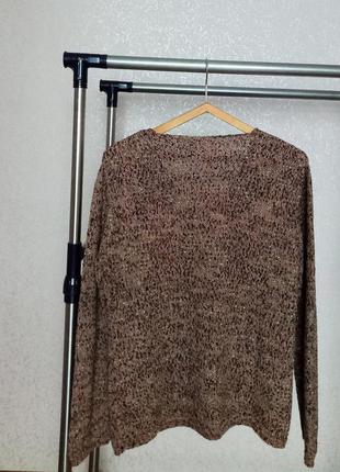 Кофейный свитер oversize2 фото