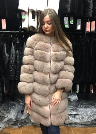 Шуба из песца
