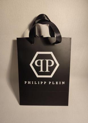 Фірмовий пакет універсальний під сумку взуття або гаманець чорний подарунковий в стилі hhilipp plein філіпп плейн2 фото