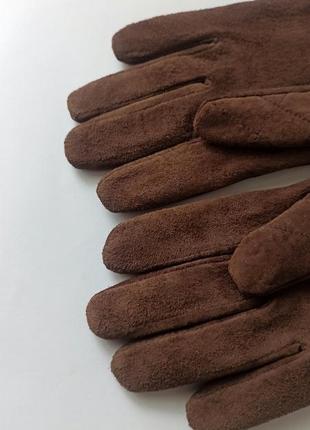 Симпатичные стеганые замшевые женские перчатки m&s4 фото