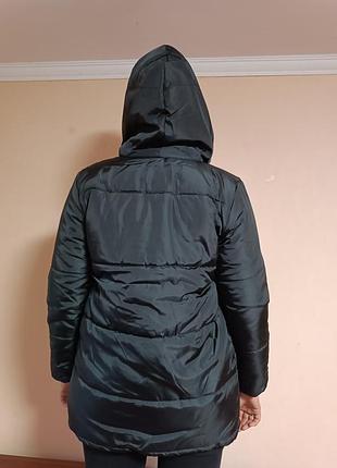 Куртка черная плащевка плюс синтепон 250 р.42,44,465 фото