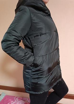 Куртка черная плащевка плюс синтепон 250 р.42,44,466 фото