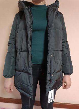 Куртка черная плащевка плюс синтепон 250 р.42,44,462 фото