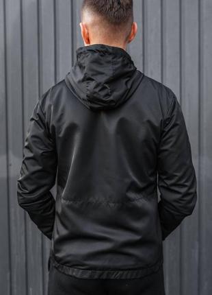 Мужская ветровка плащевка under armour black.4 фото