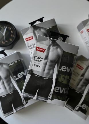 Упаковка трусів боксерки боксери чоловічі levi’s