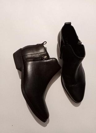 Firetrap кожаные ботинки на подкладке с зауженным носком