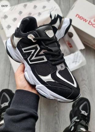 New balance 9060 black/white2 фото