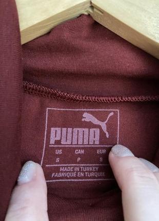 Гольф водолазка лонгслив кофта свитшот с горлом бордовый puma6 фото