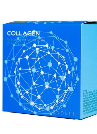 Пудра enough collagen premium hydro two way cake spf50+/pa++ №137 фото