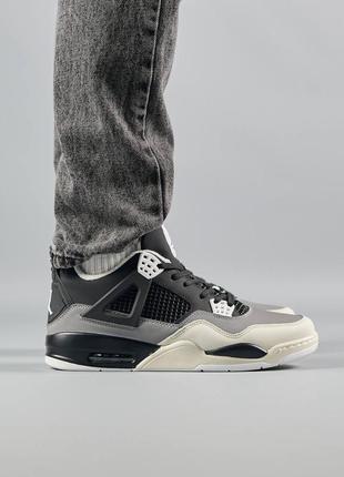 Шикарные зимние кроссовки  "nike air jordan 4 retro fleece termo winter"