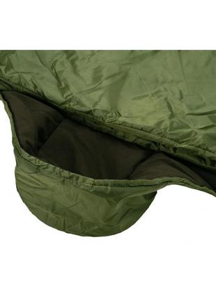 Спальный мешок одеяло ivn "average" зеленый4 фото