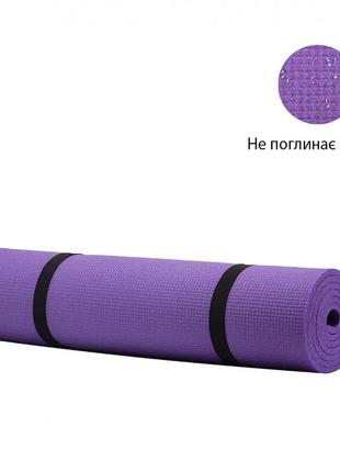 Килимок для фітнесу champion 1800х600х8мм фіолетовий1 фото