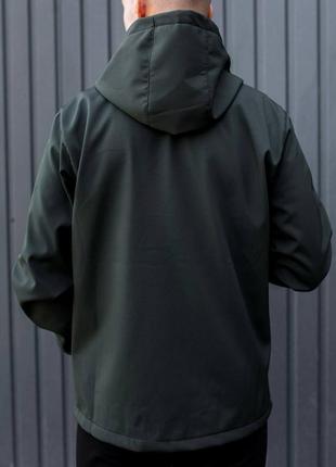 Мужская ветровка плащевка under armour khaki fleece.3 фото