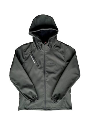 Мужская ветровка плащевка under armour khaki fleece.