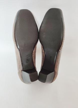 Туфли кожаные женские gabor удобные туфли мокасины9 фото