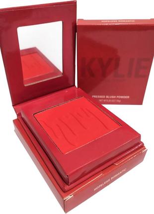 Румяна kylie jenner pressed blush powder new design hopeless romantic