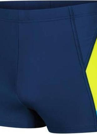Плавки-боксери для чоловіків aqua speed logan 8065 темно-синій, блакитний, жовтий чол 48-50(xl) 226-426 48-501 фото