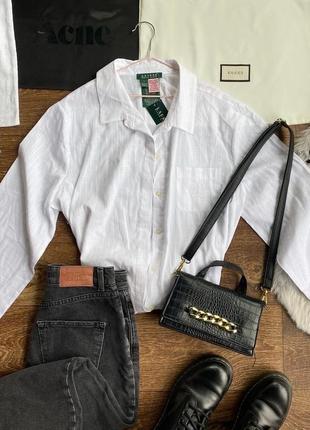 Новая оригинальная хлопковая рубашка lauren ralph lauren