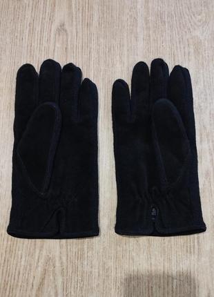 Мужские теплые перчатки m&s замшевые на флисе l/xl5 фото
