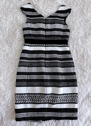 Стильное платье karen millen в черно-белых тонах5 фото