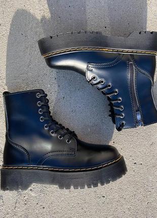 🍁❤️dr martens 1460 jordan black high zip demli🍁❤️ботинки жіночі мартінс жадон осінь-весна, ботинки женские доктор мартинс жадон, черевики жіночі