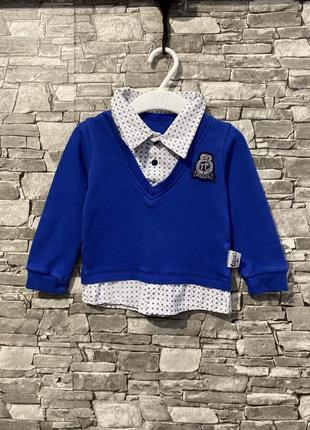 Нарядная кофта, кофта на годик, рубашка, кофта