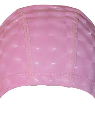 Шапочка для плавания  3d универсальная розовая pm-3d-pink2 фото