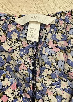 H&m сукня принт квіточка4 фото