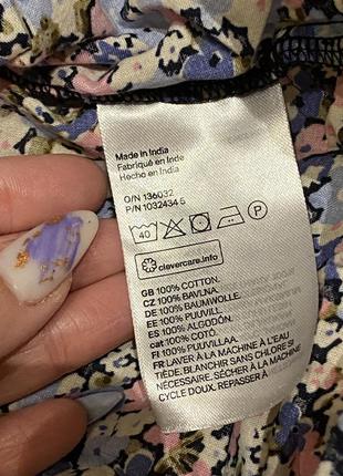 H&m сукня принт квіточка5 фото