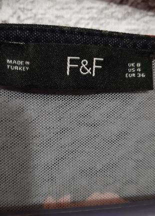 Шикарна блузочка в розмірі 8 від бренду f&f4 фото