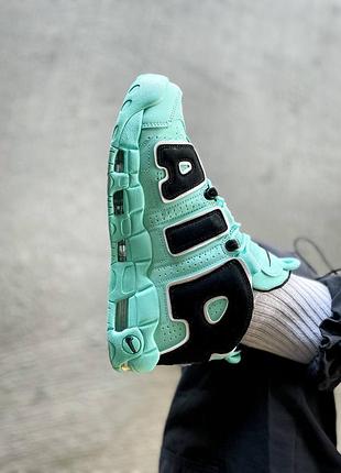 Мужские кроссовки nike air uptempo 96 "tiffany blue"7 фото