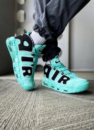 Мужские кроссовки nike air uptempo 96 "tiffany blue"1 фото