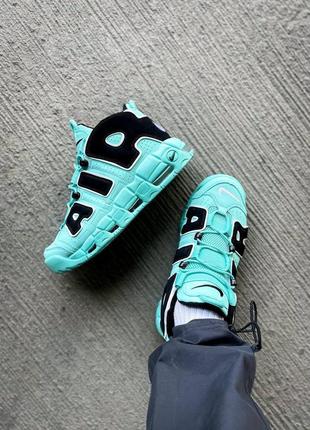 Мужские кроссовки nike air uptempo 96 "tiffany blue"3 фото