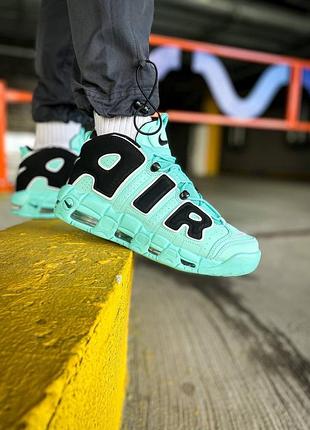 Мужские кроссовки nike air uptempo 96 "tiffany blue"6 фото