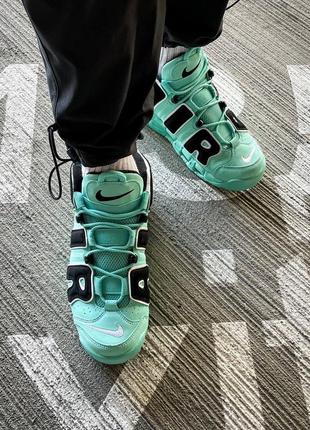 Мужские кроссовки nike air uptempo 96 "tiffany blue"9 фото