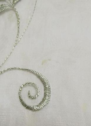 Готовая гардина из органзы с ажурным низом, вышивкой, на тесьме 4,0 х 2,30 м