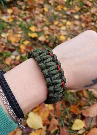 Браслет паракордовый военный