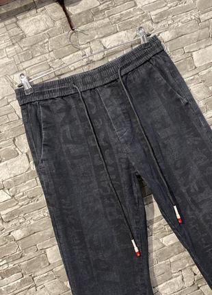 Джинсы, черные джинсы, джоггеры, брюки2 фото