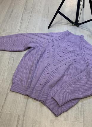🌿мʼякий лавандовий светр
