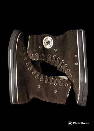 Ботинки женские зимние converse6 фото