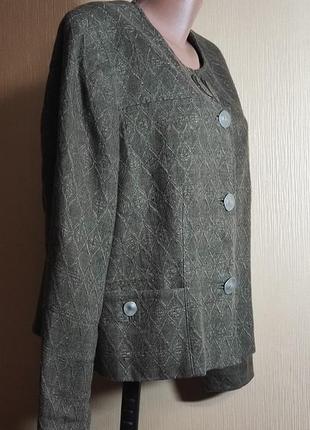 Льняной женский пиджак h.moser salzburg trachten5 фото