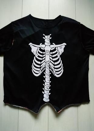 Карнавальный костюм двусторонний дракула скелет на хеллоуин halloween l/xl2 фото