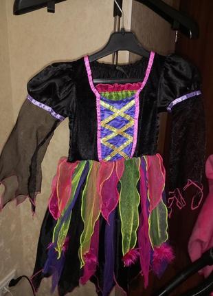 Костюм платье ведьмы хэллоуин хеллоуин1 фото