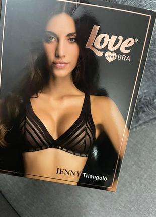 Бюстгалтер с треугольными чашечками jenny love and bra, италия, р.4(85в),5(90в)3 фото