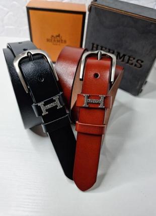 Классический ремень в стиле hermes гермес