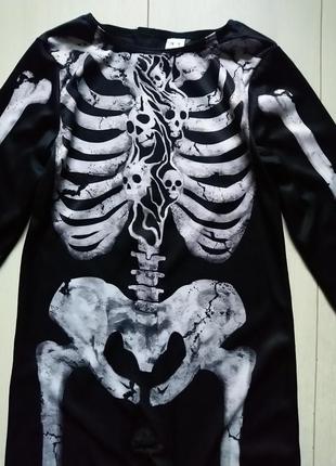Карнавальный костюм скелет на хеллоуин halloween4 фото